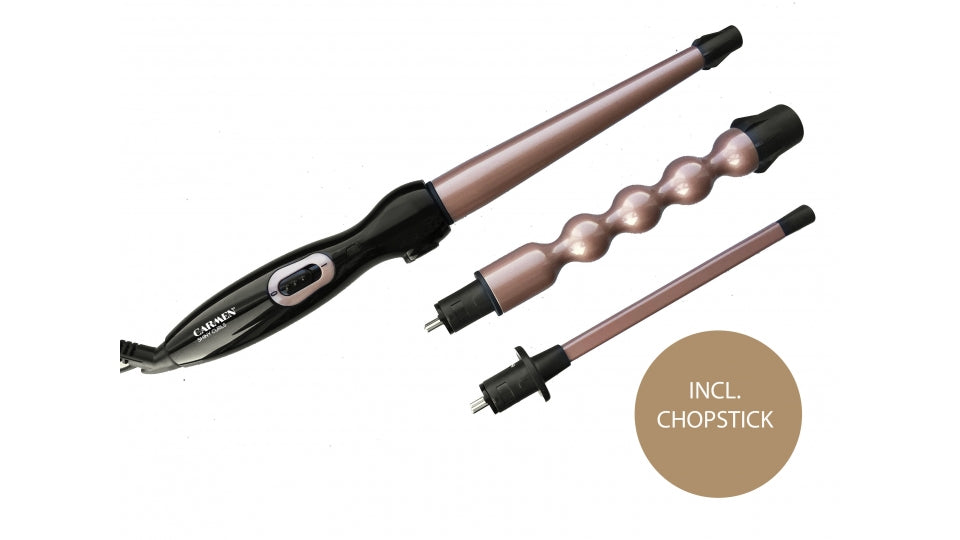 Carmen ct6525 fer à friser boucles brillantes