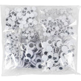 Creativ company yeux écarquillés, non autocollants, d 6-20 mm, 1100 div 1 boîte