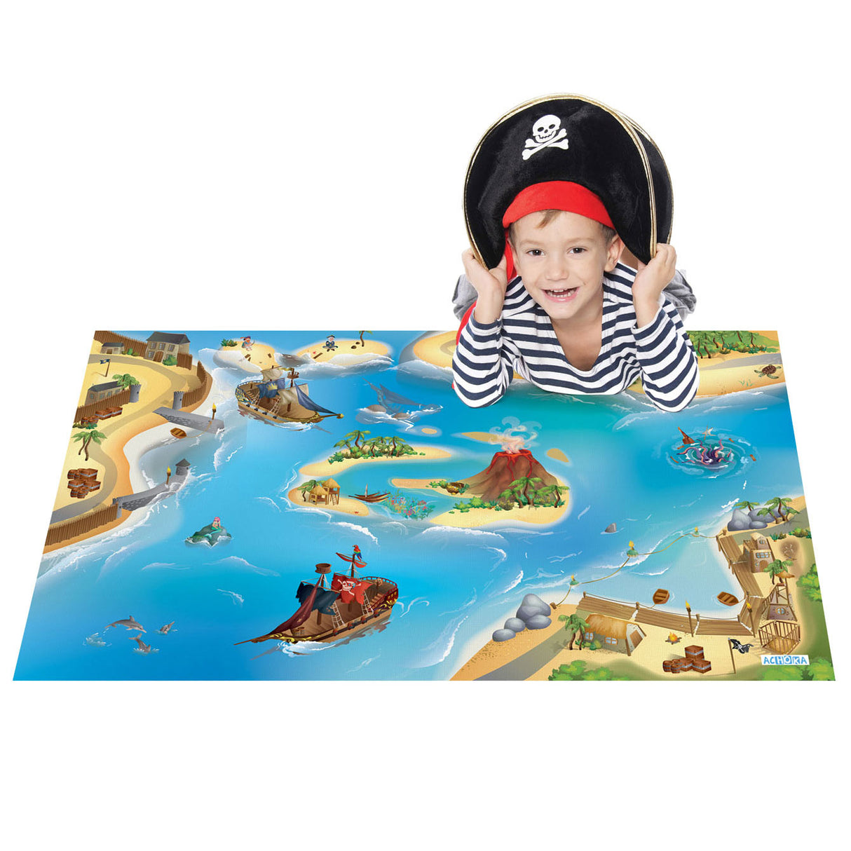 Achoka Play Rug Pirate, 100x150 cm