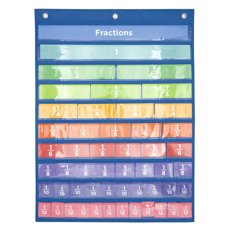 Fractions de cartes murales Achoka avec 52 cartes