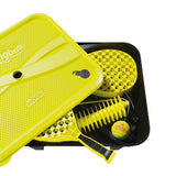 Poteau de tennis Swingball pro avec base toutes surfaces noir jaune