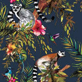 Fond d'écran des wallcoverings hollandais AAP PETOL BLAUW