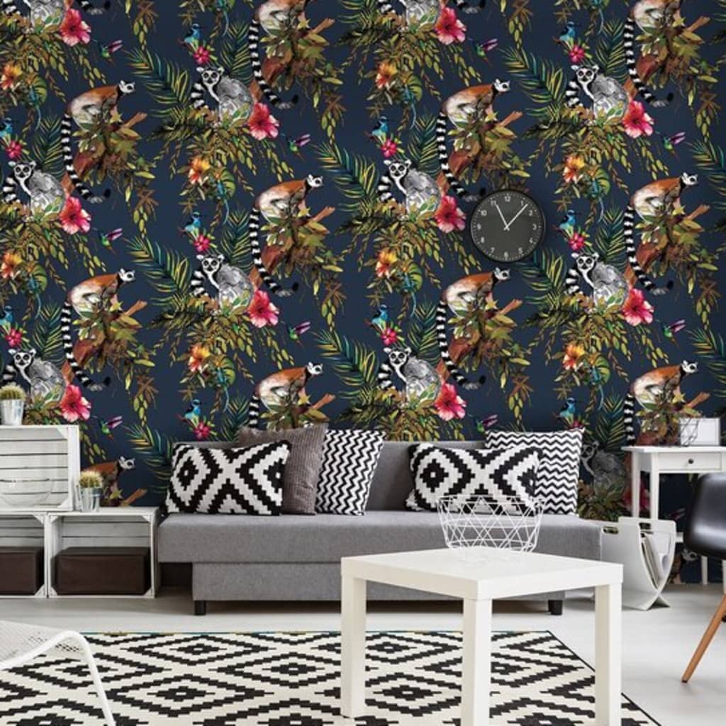 Fond d'écran des wallcoverings hollandais AAP PETOL BLAUW