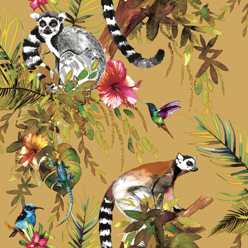 Fond d'écran du papier peint néerlandais Lemur Oker