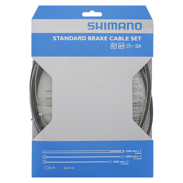 Shimano freno cable de acero negro