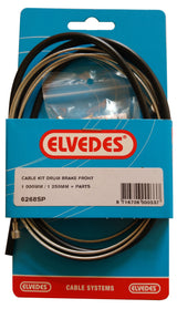 Elvedes drum brake cable kit 1000mm 1250mm galvanized black (on map)