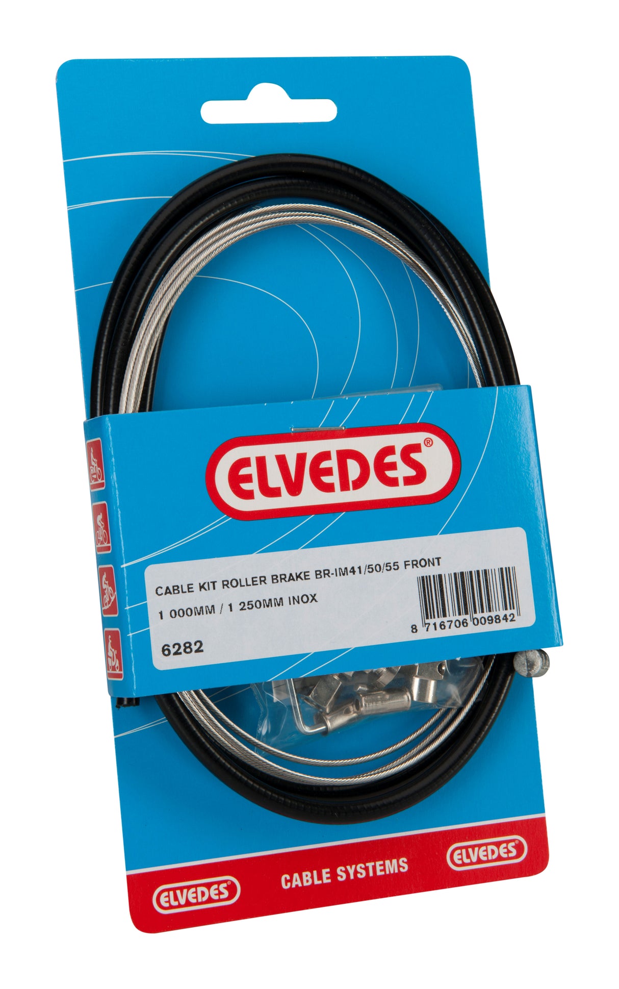 Elvedes til bremsekabel Nexus Rollerbrake Cpl. Sort 6282