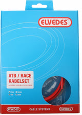 Kit de câble de commutation Elvedes ATB Race complète - rouge (dans la boîte)