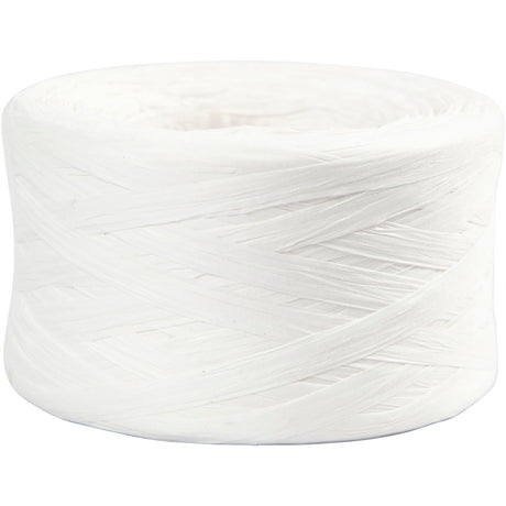 Creativ Company Paper Raffia Yarn White, 100m