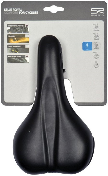 Selle de vélo selle royal Royal plus Men de la ville - noir