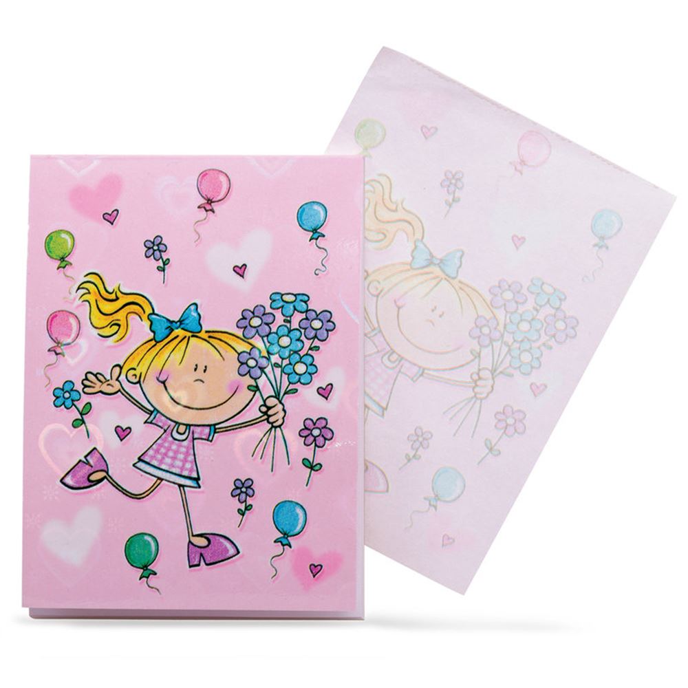 Bloc-notes fille (48 pcs). 3+
