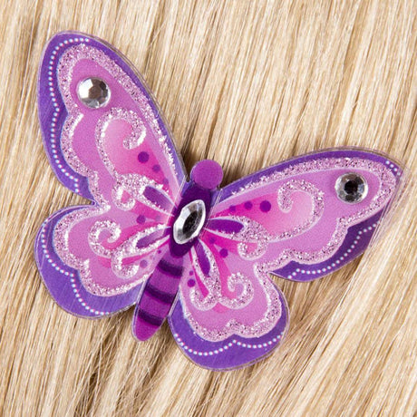 Accessoire cheveux papillon 2 cul. 3+