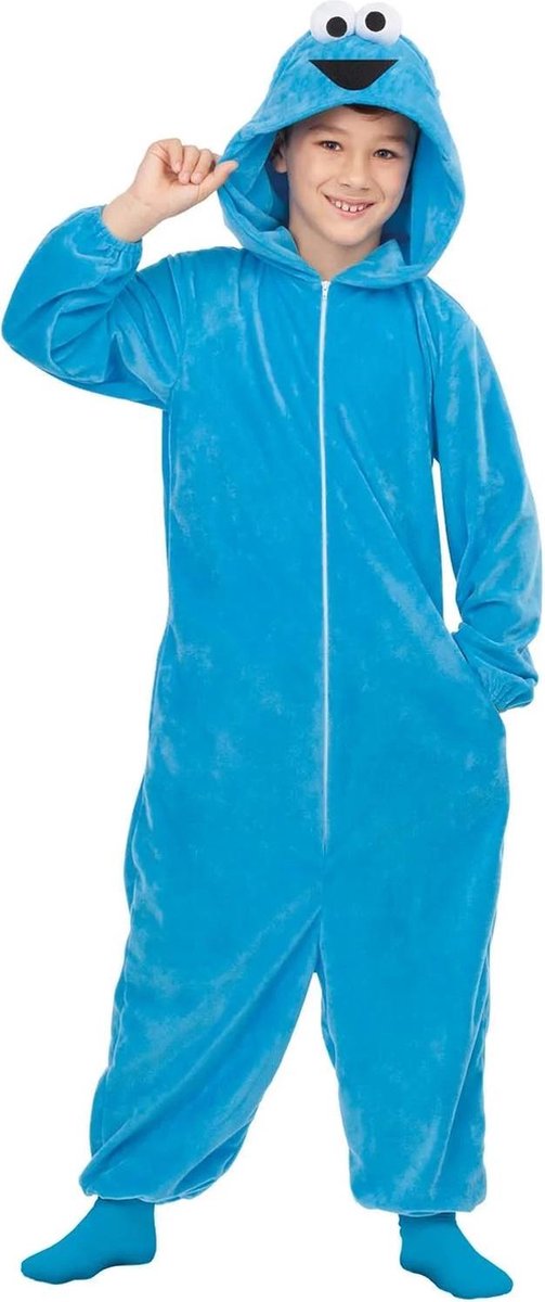 Mom funcompany onesie cookie monster costume licence enfant - 5-6 ans