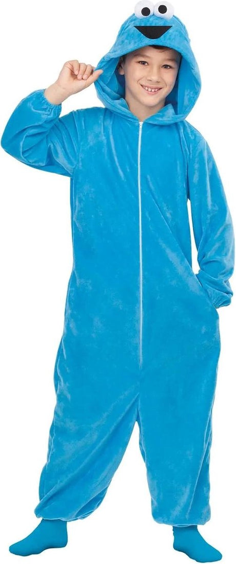 Mom funcompany onesie cookie monster costume licence enfant - 5-6 ans