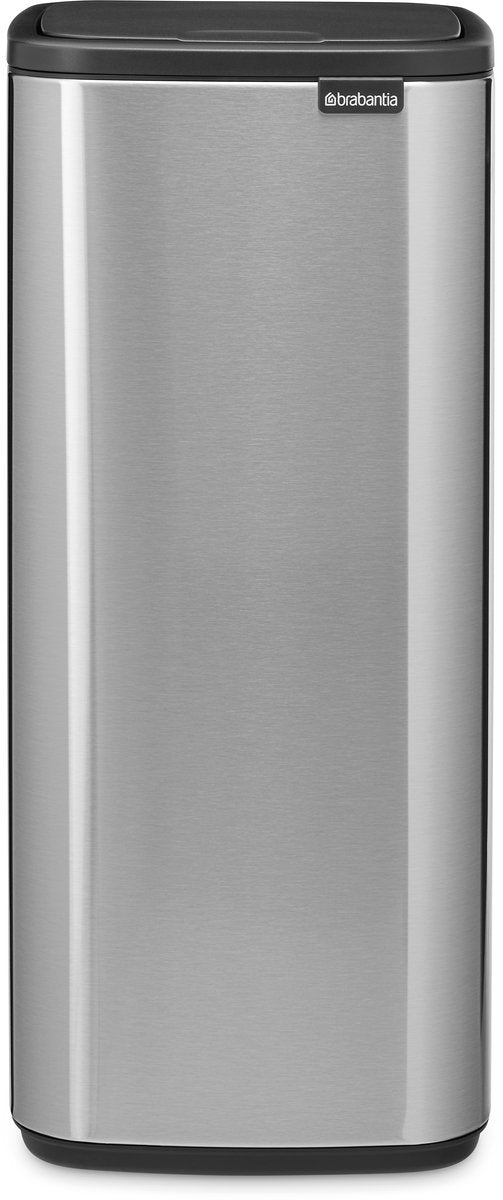 Poubelle Brabantia bo touch bin - 30 litres - acier mat résistant aux empreintes digitales