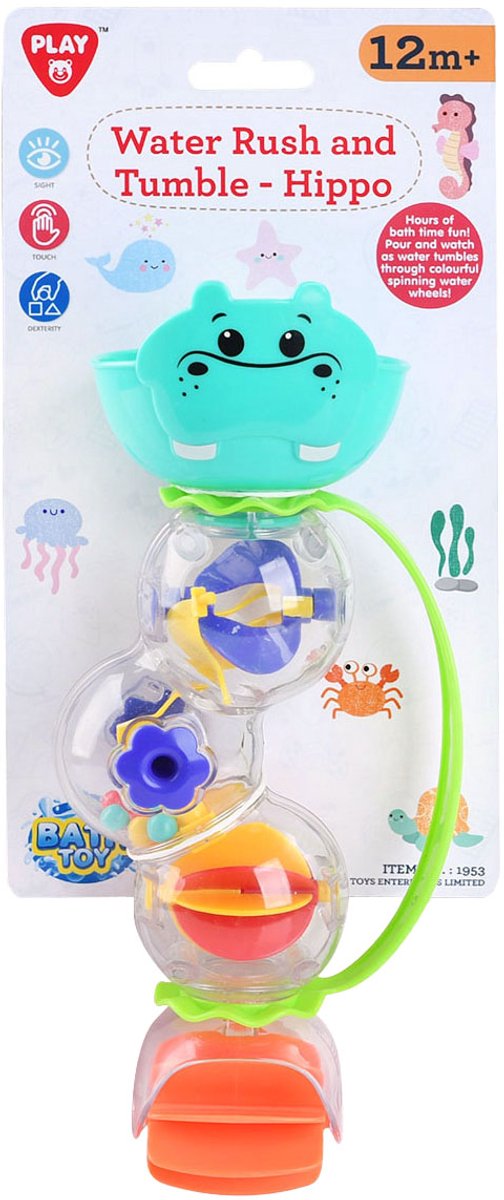 Hippopotame moulin à eau Playgo avec ventouses