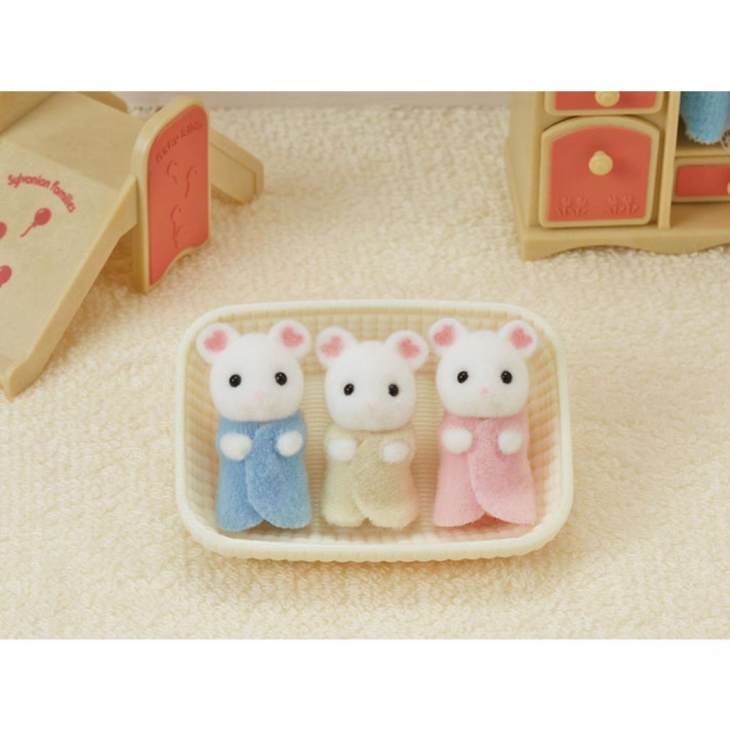 Sylvanian Sylvanian Families 5337 Triplets Marshmellow Mouse