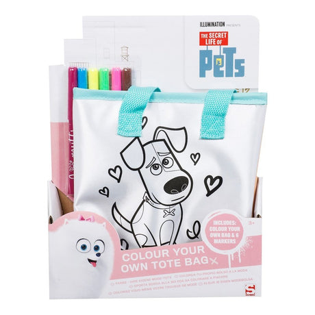 Sambro la vie secrète des animaux coloriez votre propre sac + 6 marqueurs