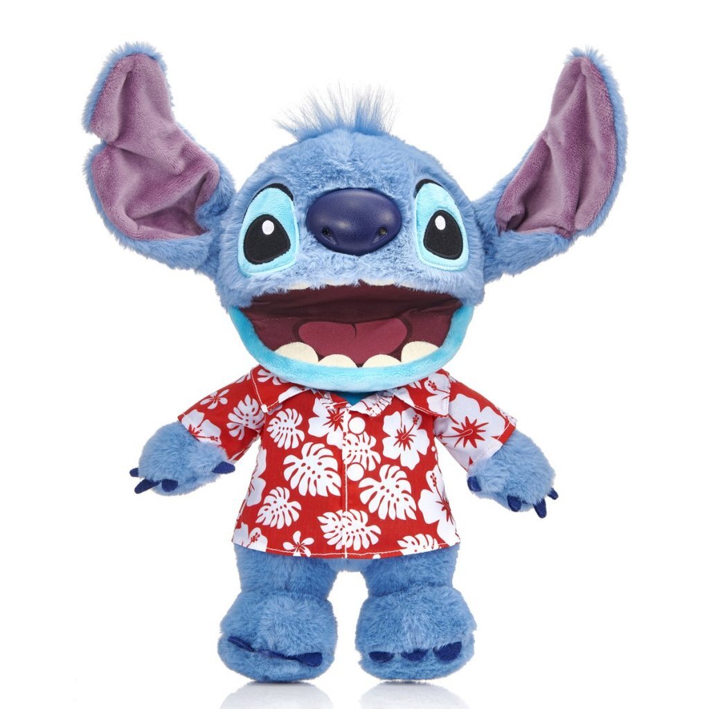 Disney Stitch peluche hawaïenne Chatty Stitch 30 cm + son