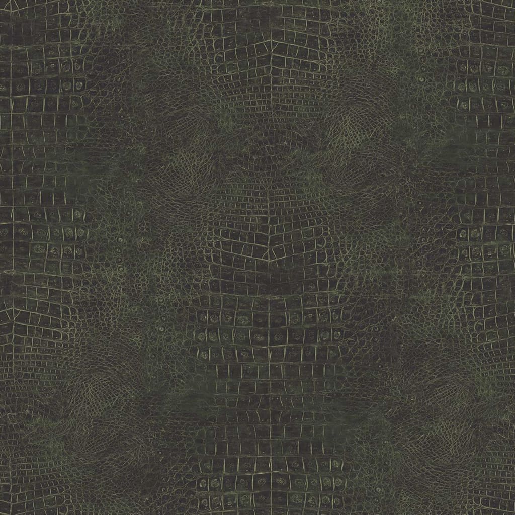Papier peint mural nord Croco Green