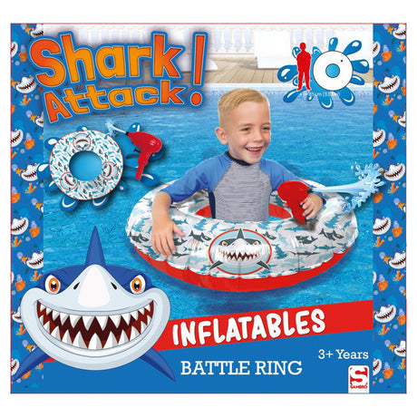 Anneau de combat d'attaque de requin Sambro, bande de natation avec pistolet à eau 85 cm