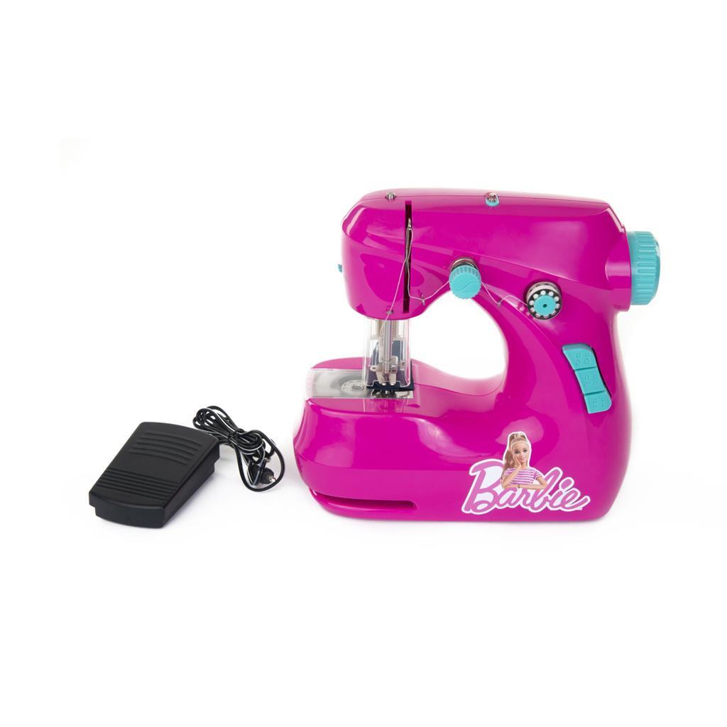 Barbie sewing machine with doll