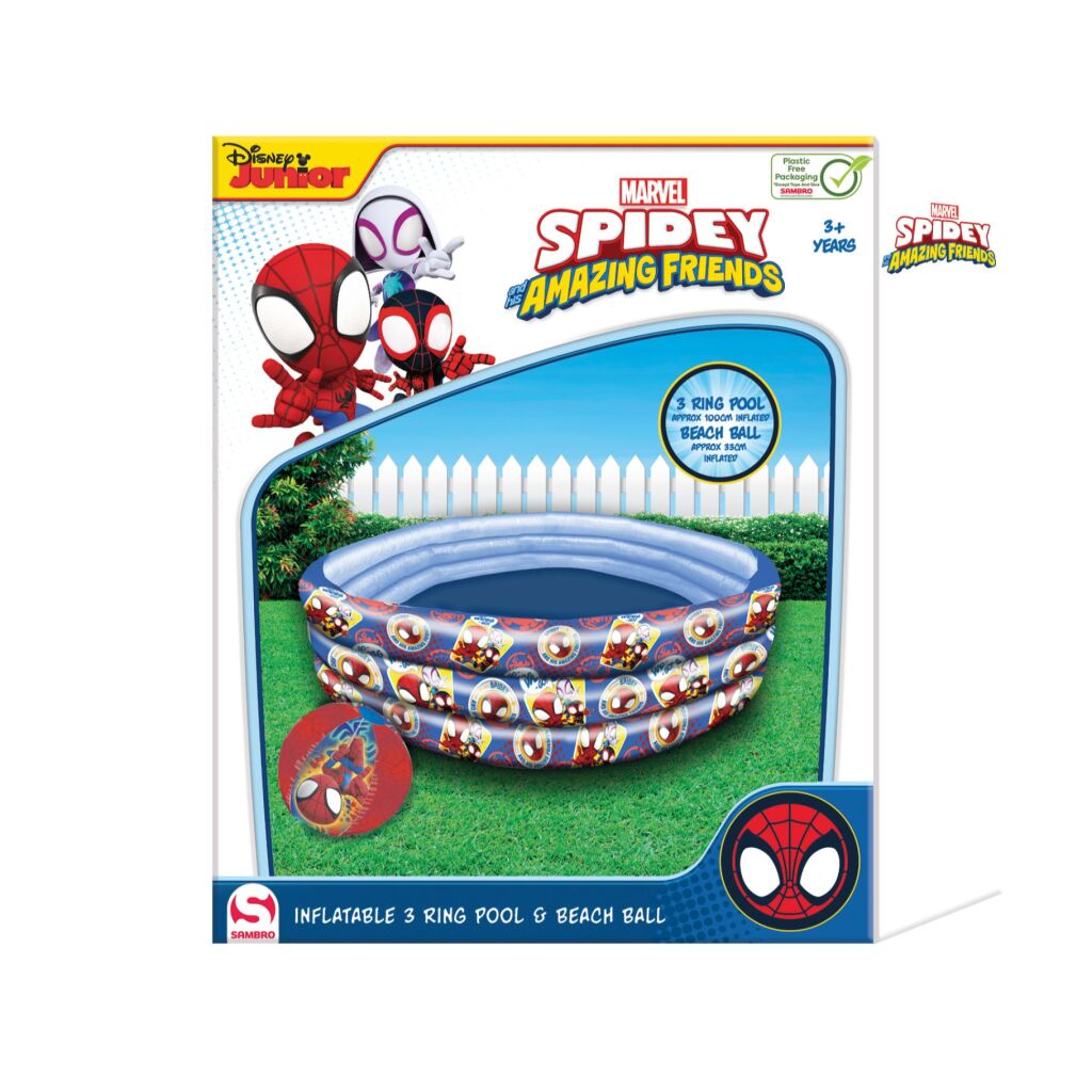 Sambro piscine spidey et amis 3 anneaux | 2 pièces