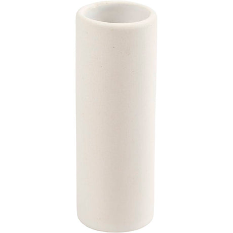 Vase Creativ company, h: 11 cm, d 4 cm, blanc, 1 pièce