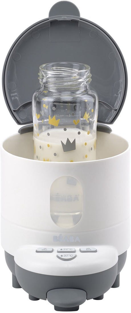 Béaba bib'expresso® presse-biberon - préparation rapide du biberon - temps de chauffe 30s - température réglable - chauffe-biberon - fonction bain-marie - blanc