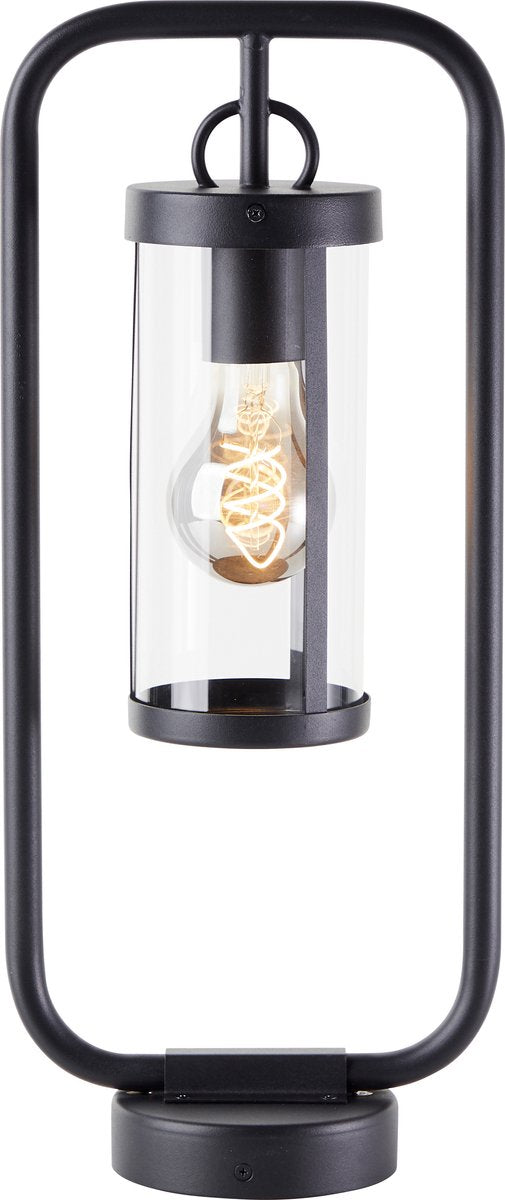 Brilliant sidney - lampe sur pied d'extérieur - hauteur 48 cm - e27 max 1x20w - ip44 - noir