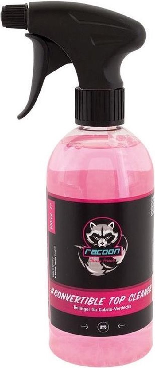 Nettoyant raton laveur pour capotes de cabriolet Nettoyant pour capotes 500 ml