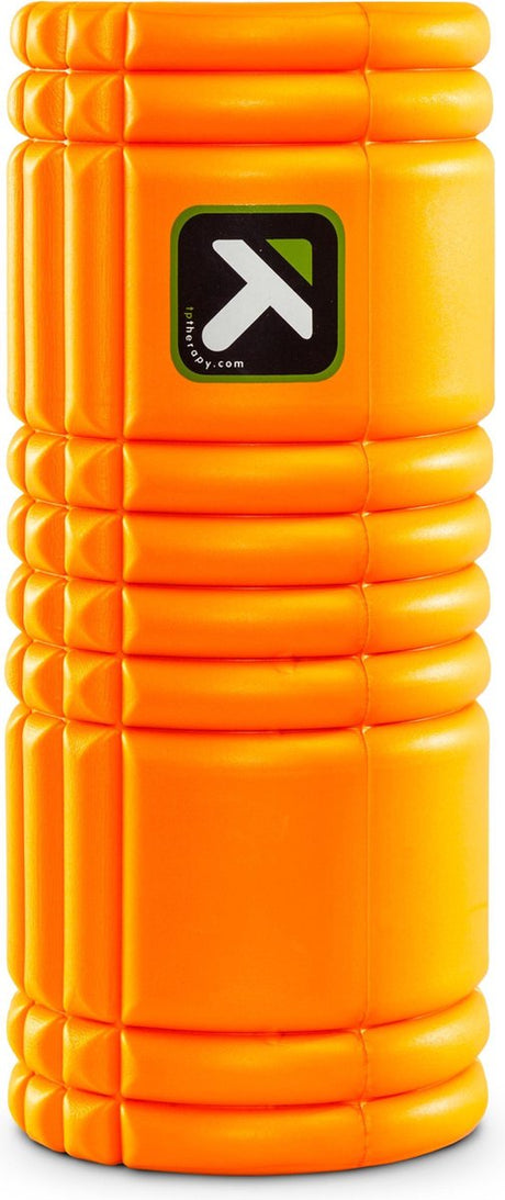 Triggerpoint - rouleau en mousse grille 1.0 - 33 cm - orange - mousse - rouleau de massage - yoga - pilates - fitness