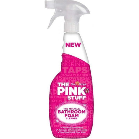 Le nettoyant moussant pour salle de bain Pink Stuff 750 ml en spray | 4 pièces