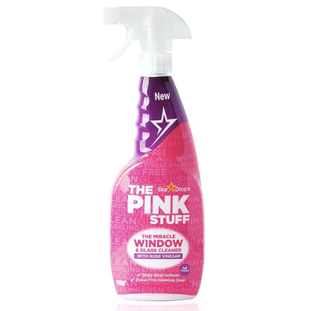 Le nettoyant pour vitres Pink Stuff 750 ml en spray | 4 pièces