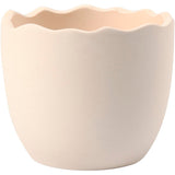 Pot de fleur Creativ company, h : 6,3 cm, d 7,5 cm, blanc, 24 pièces 1 boîte