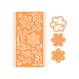 Tonic Studios • Ensemble de mini matrices fines, fleurs funky