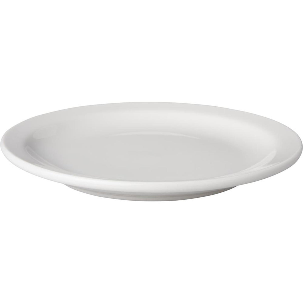 Assiette mammouth blanche plate bord étroit budgetline (6x 16cm)