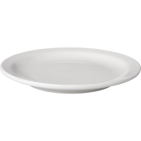 Assiette mammouth blanche plate bord étroit budgetline (6x 16cm)