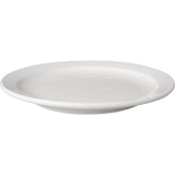 Assiette mammouth blanche plate 21 cm bord étroit budgetline (6 pièces)