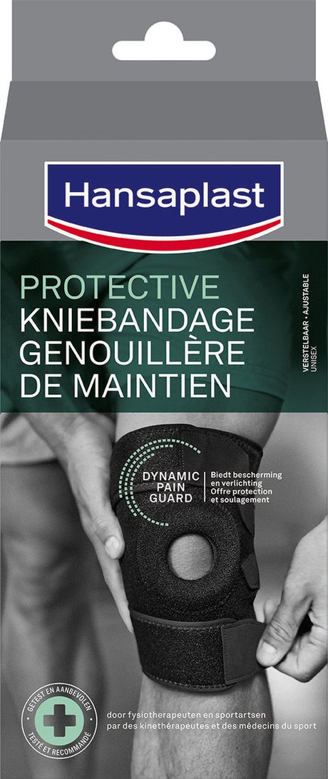 Genouillère de sport de protection Elastoplast - genouillère - genouillère - genouillère - genouillère - réglable - noir - 1 pièce