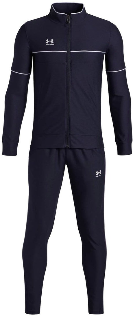 Under Armour UA B Challenger Tracksuit-Blu Survêtement pour garçons - minuit marine - blanc