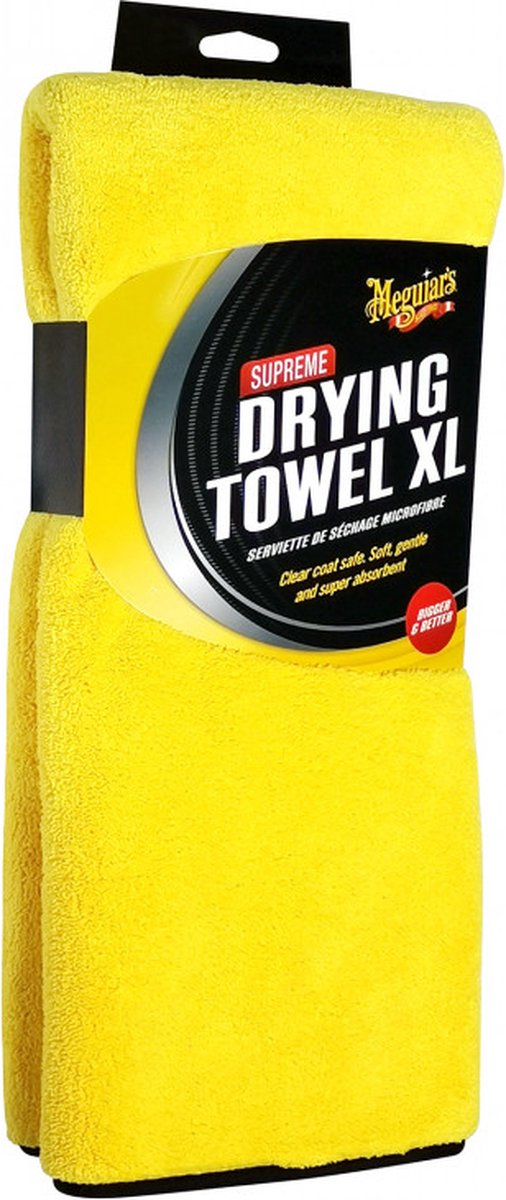 chiffon de séchage Supreme XL 55 x 85 cm microfibre jaune