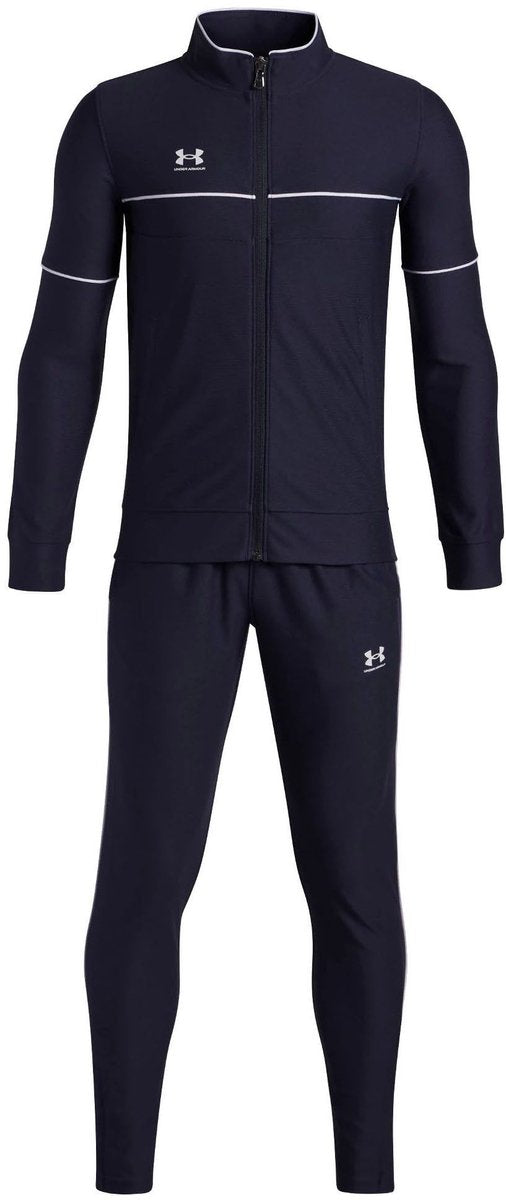 Under Armour UA B Challenger Tracksuit-Blu Survêtement pour garçons - minuit marine - blanc