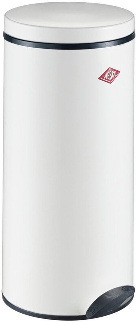 Poubelle Wesco gastro 127 | poubelle à pédale | 22 litres | métal - blanc | poubelle - fabriquée en Allemagne