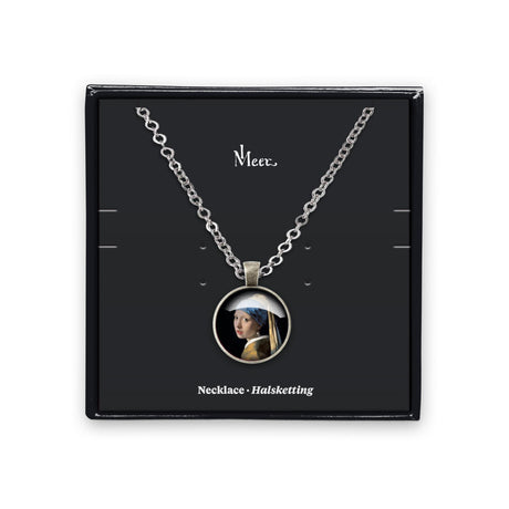 Collier Vermeer pour fille avec perle dans une boîte cadeau