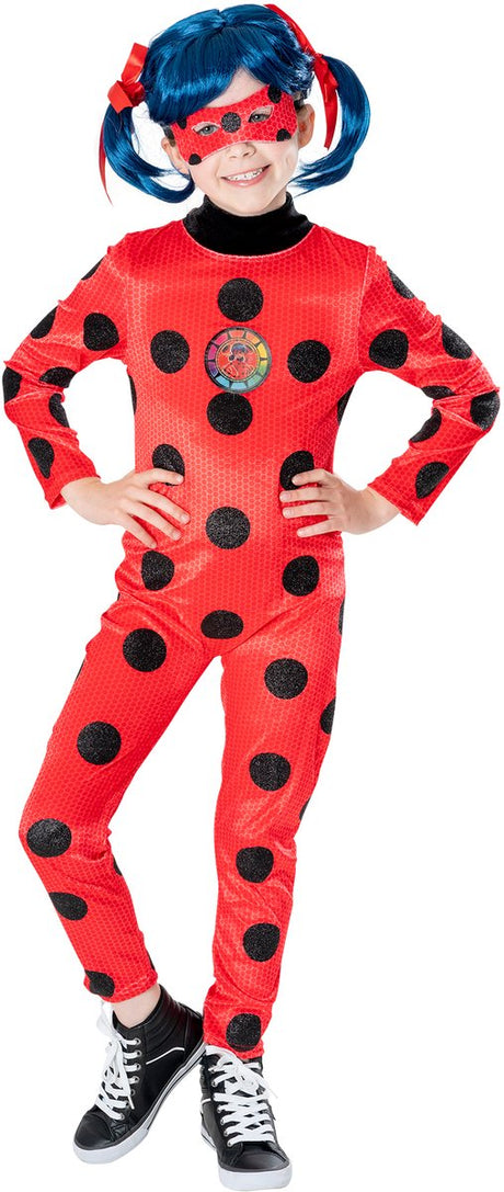 Rubis - coccinelle miraculeuse deluxe avec perruque (7-8 ans)