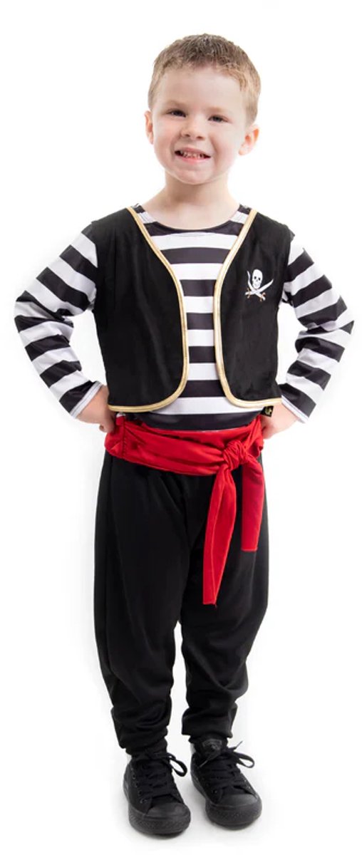 Petites aventures - ensemble d'habillage de pirate - taille 110-122 - lavable confortablement - ensemble d'habillage de pirate pour enfants