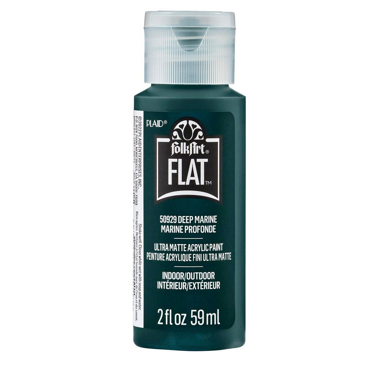 Folkart • peinture acrylique mate ultra mate deep marine 59ml