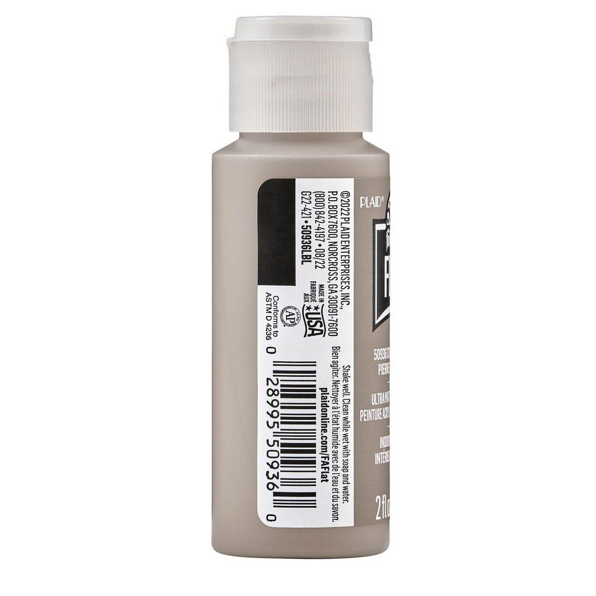 Folkart • peinture acrylique mate ultra mate pierre concassée 59ml
