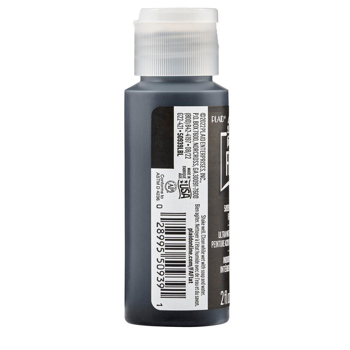 Folkart • peinture acrylique mate ultra mate fer plat 59ml